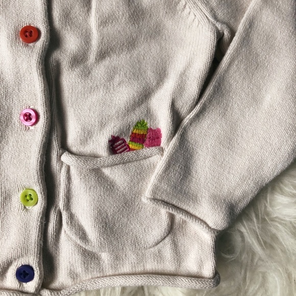 ✨HOST PICK✨🍬Cream Sweater with Candy Pockets🍬 - Picture 3 of 4